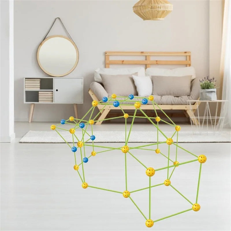 Tente intérieure pour enfants Creative Fort Building Blocks