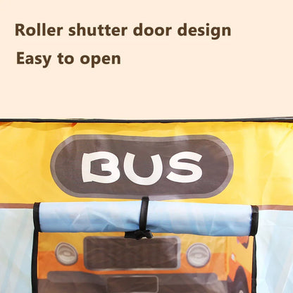 Tienda de juegos emergente plegable para autobús