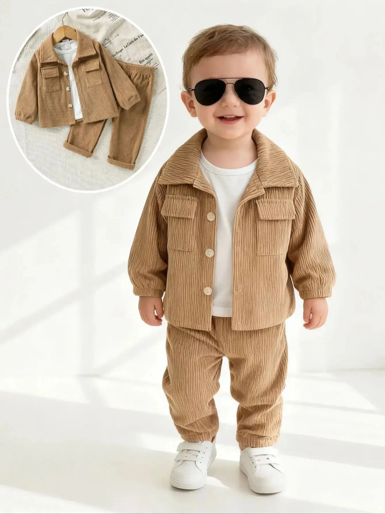 Set Giacca e Pantaloni da Bambino – 3–24 Mesi