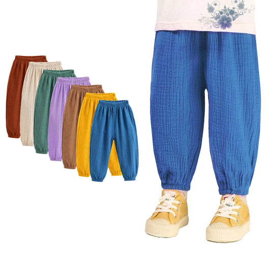 Pantaloni leggeri lunghi per bambini multivariante