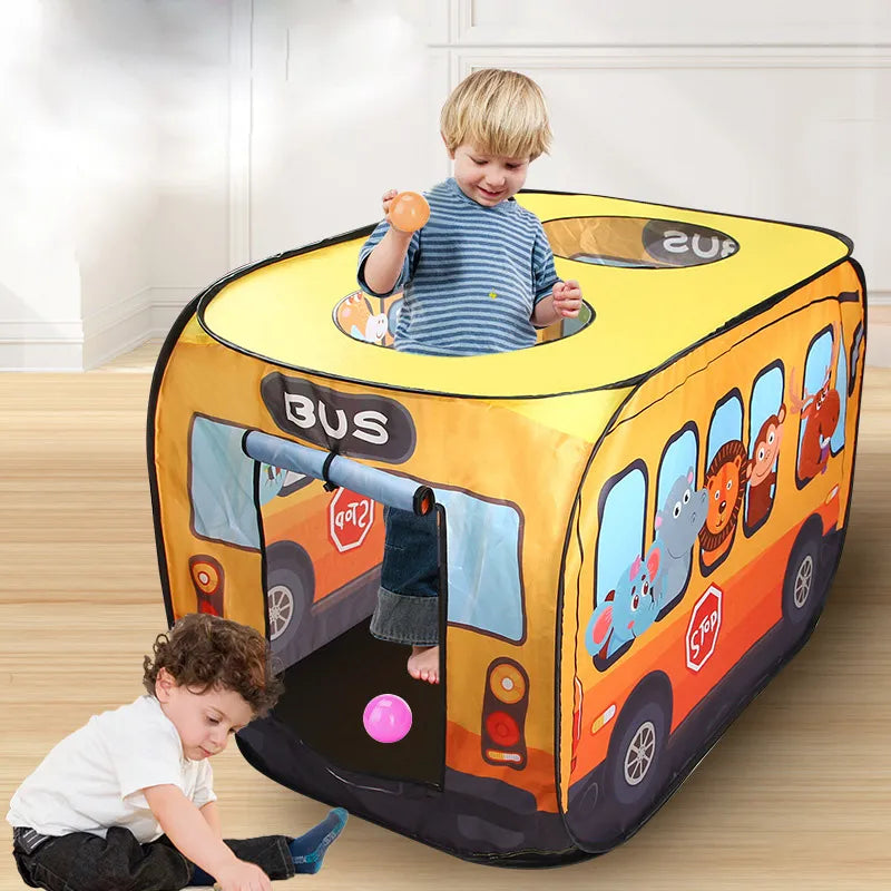 Tente de jeu pop-up pliable pour bus