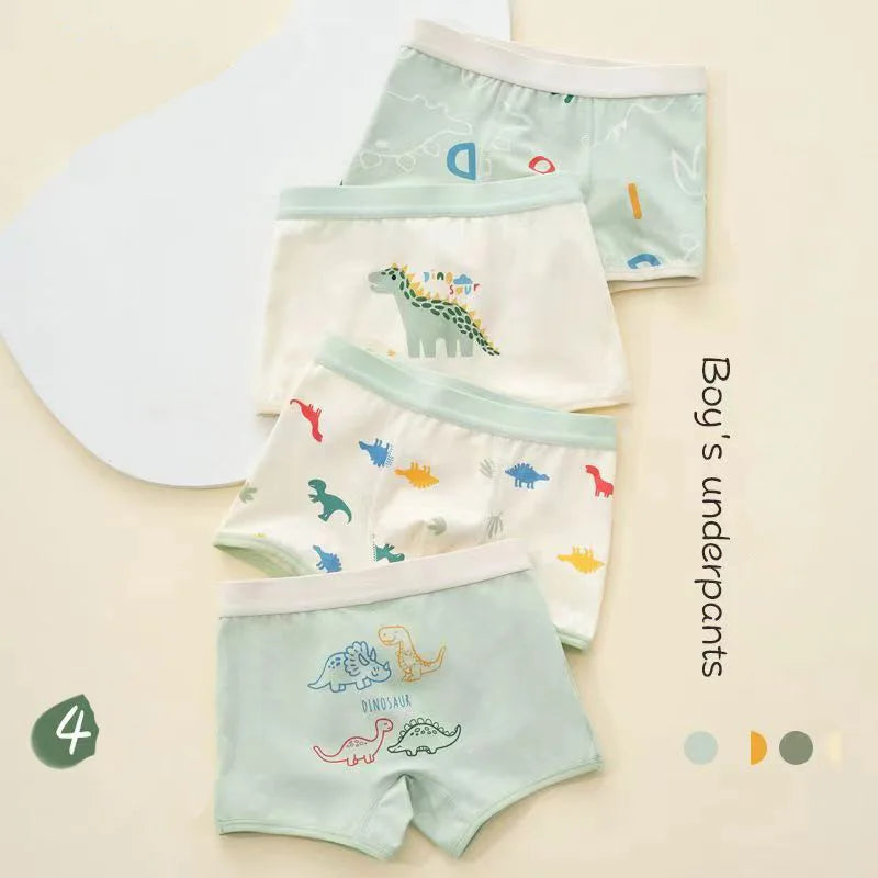 Set 4 Boxer con Veicoli da Bambino – 2–11 Anni