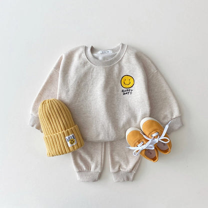 Ensemble survêtement en coton 2 pcs sweat et pantalon pour enfant Multivariante