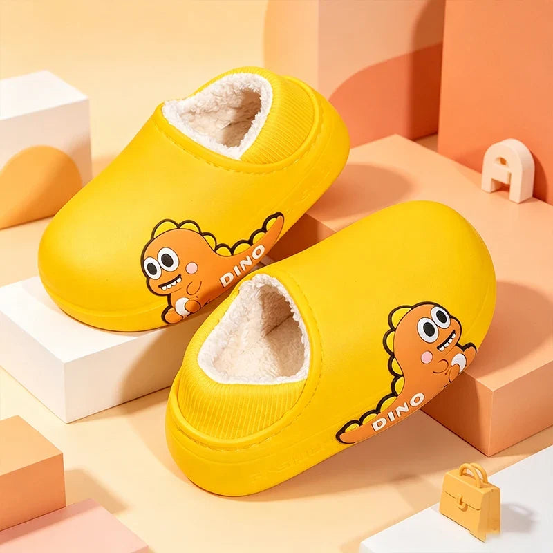Clogs Cartoon Foderati in Pile per Bambini – 2–10 Anni