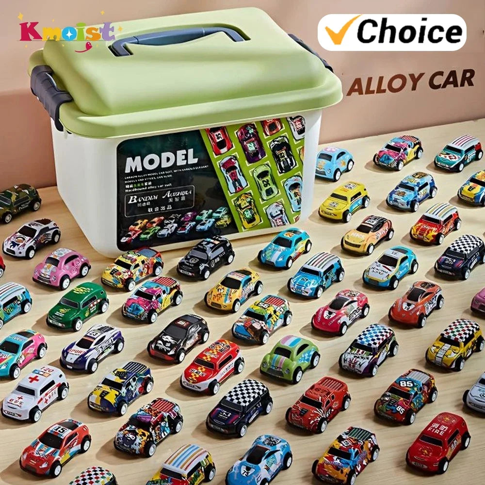 Set Macchinine con Box Contenitore – Regalo per Bambini