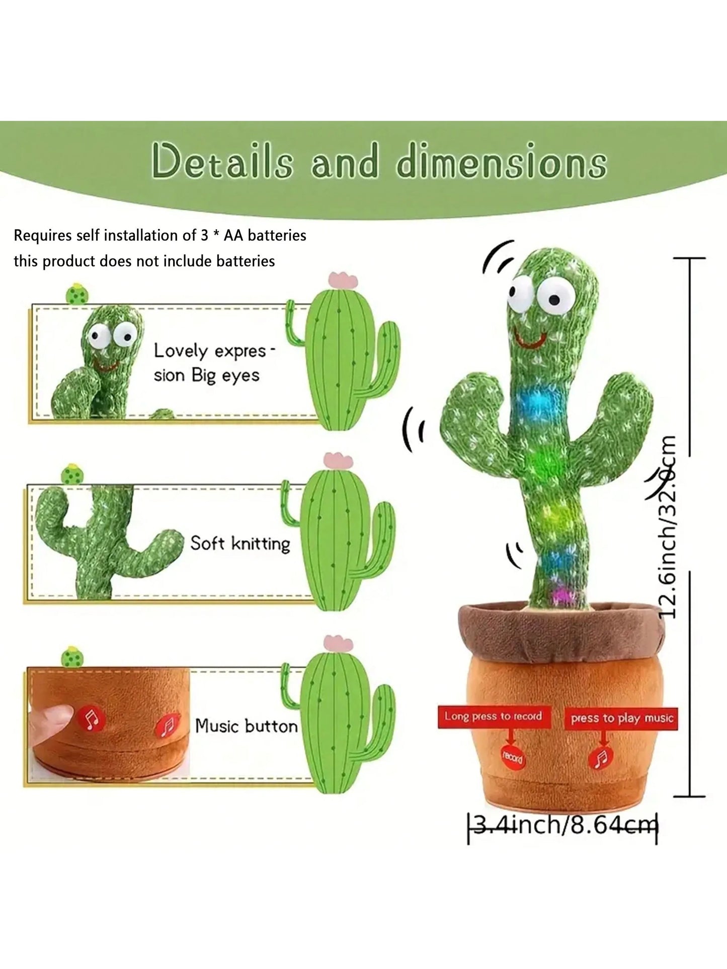 Happy Cactus Friend: musical interactive game