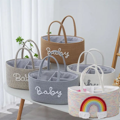 Nappy basket with multivariant compartments