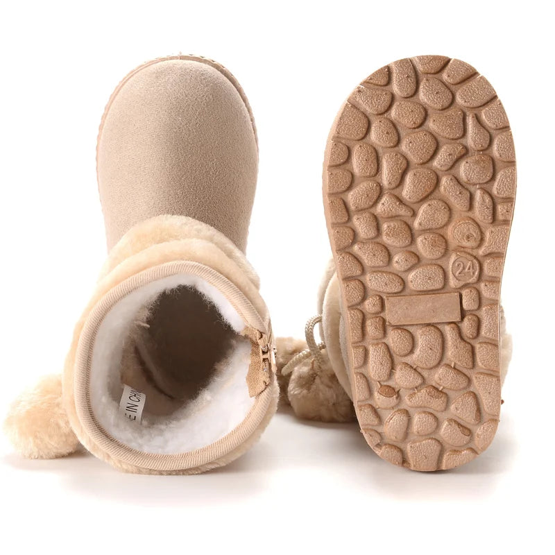 Stivali Caldi e Comodi per Bambini, Spessi e Morbidi – Età 1-9 Anni