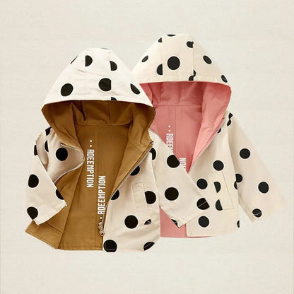 Trench double face avec capuche pour enfant Multivariante