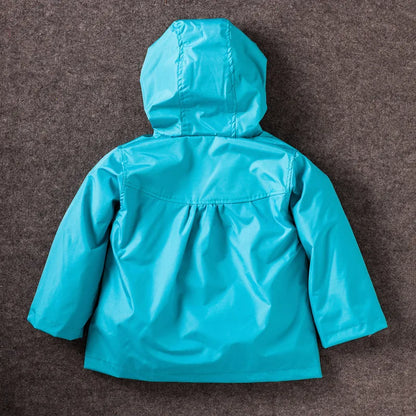 Veste imperméable multivariante avec capuche pour enfants