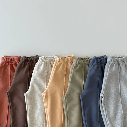 Pantalon de survêtement en coton avec élastique multicolore