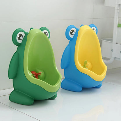 Pot d'apprentissage mural multi-variantes en forme de grenouille pour enfant