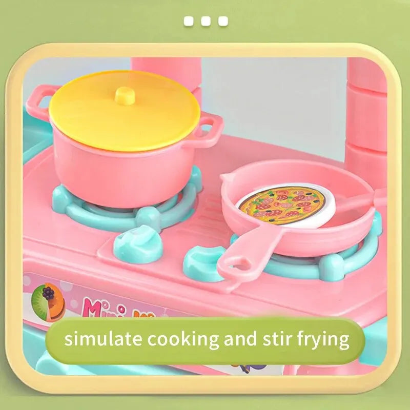 Cucina giocattolo educativo set da cucina completo