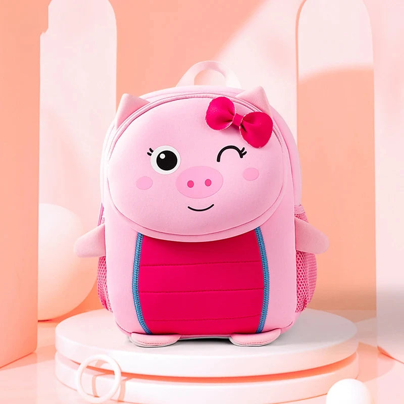 Mochilas de animais 3D para jardim de infância e escola