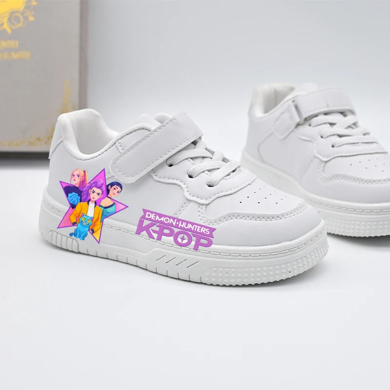 Scarpe Bianche Sneakers K Pop Da 3 a 12 Anni