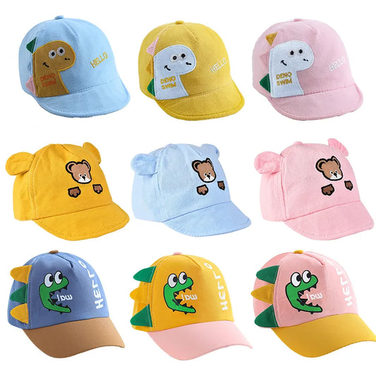 Cappellino estivo animaletti per bambini multivariante