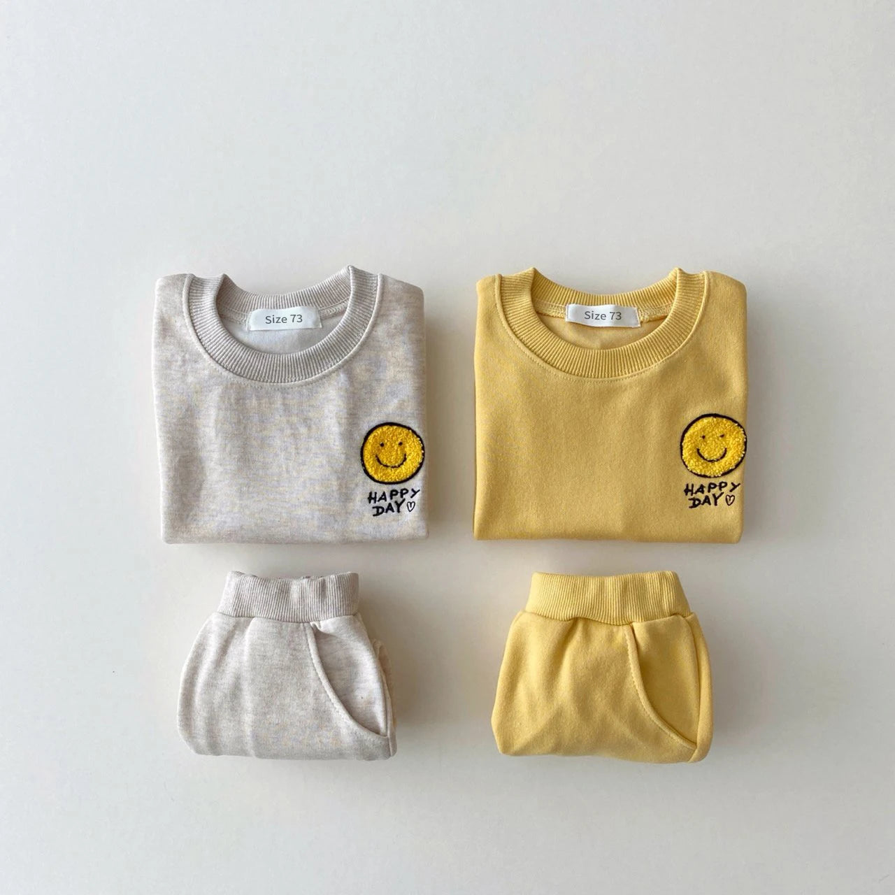 Ensemble survêtement en coton 2 pcs sweat et pantalon pour enfant Multivariante