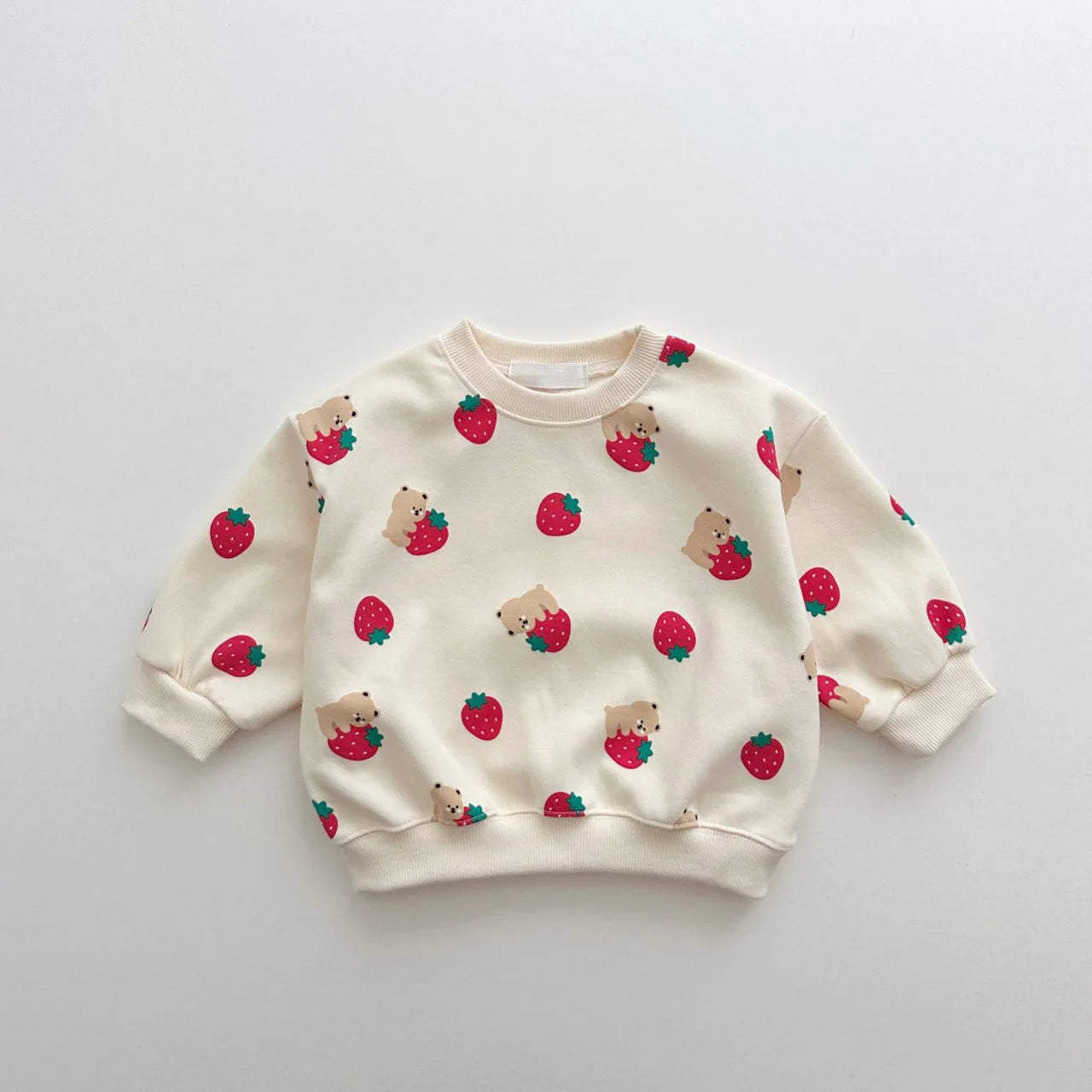 Ensemble survêtement en coton fraises enfant