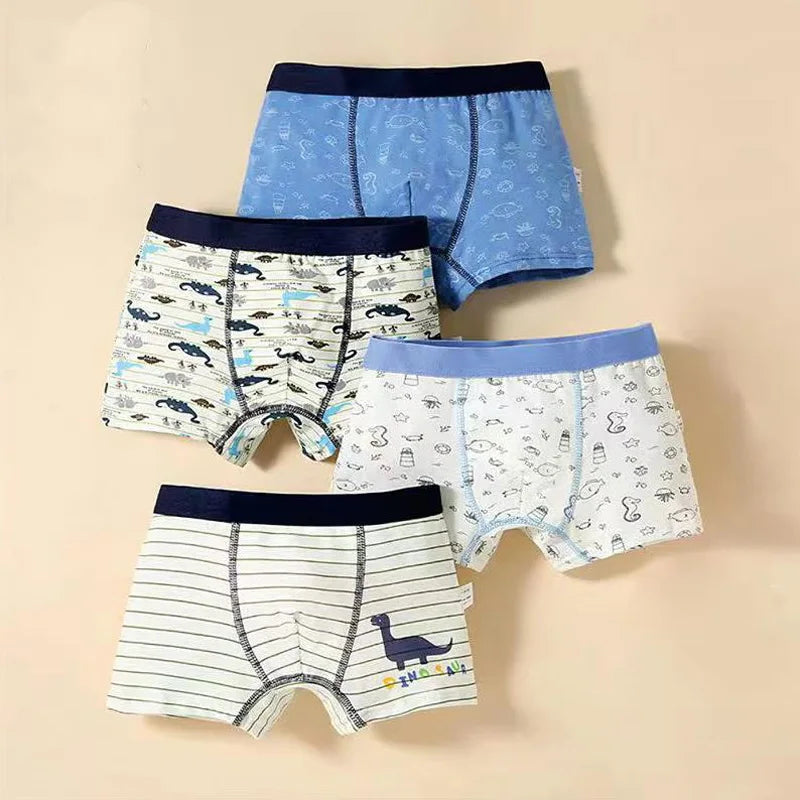 Set 4 Boxer con Veicoli da Bambino – 2–11 Anni
