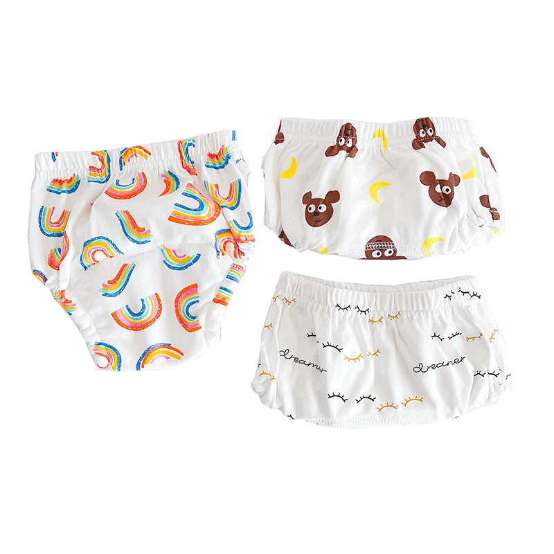 Lot de 3 culottes d'entraînement lavables multivariées