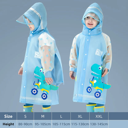 Imperméable à motifs multivariées pour enfants