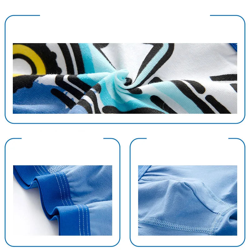 Set 4 Boxer con Veicoli da Bambino – 2–11 Anni