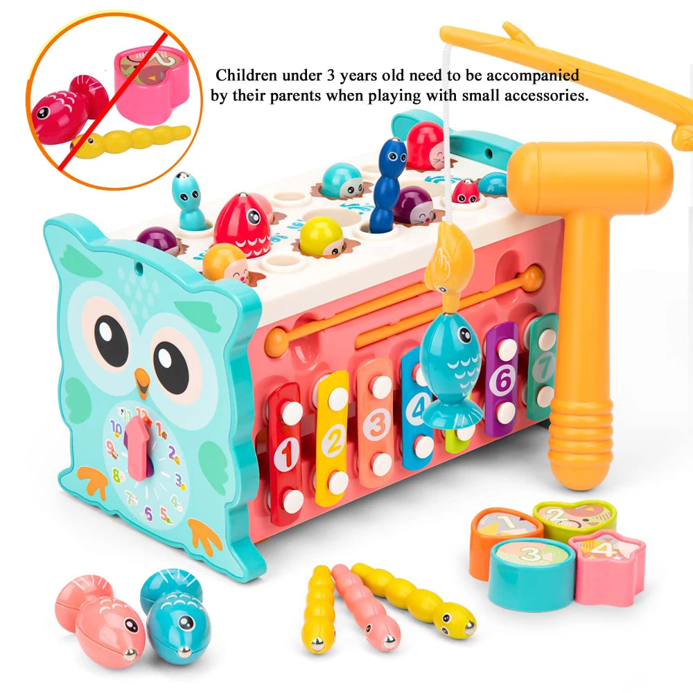 Cube éducatif Montessori Hibou