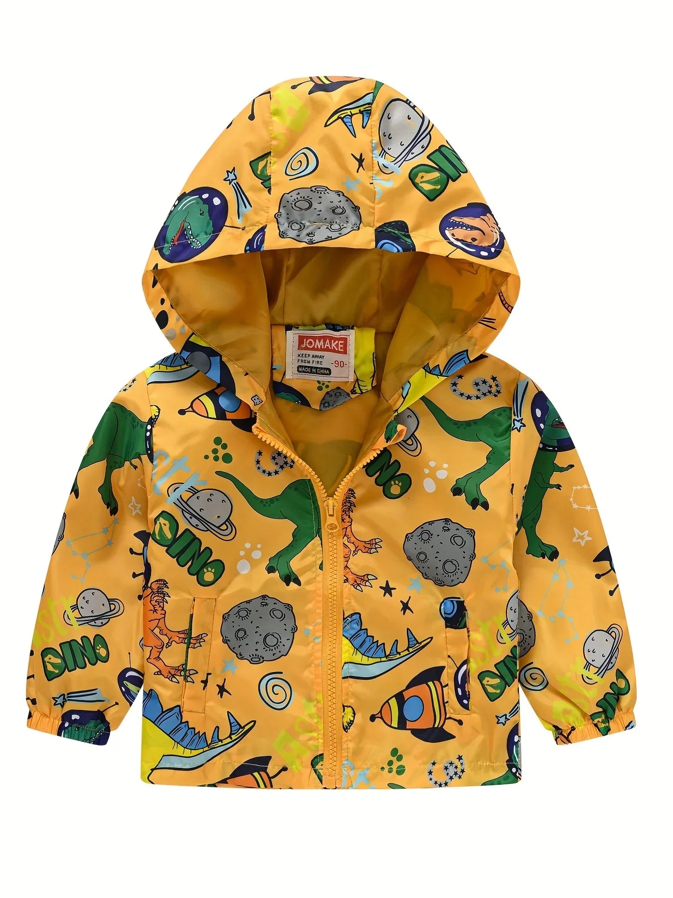 Giacca con Cappuccio Dinosauro per Bambini – 1–7 Anni