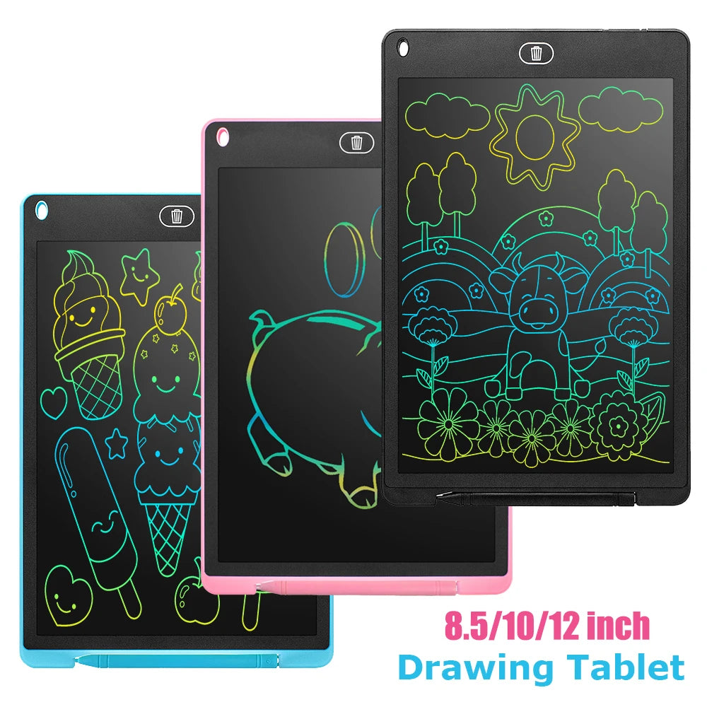 Montessori drawing tablet with multivariant LCD screen for children