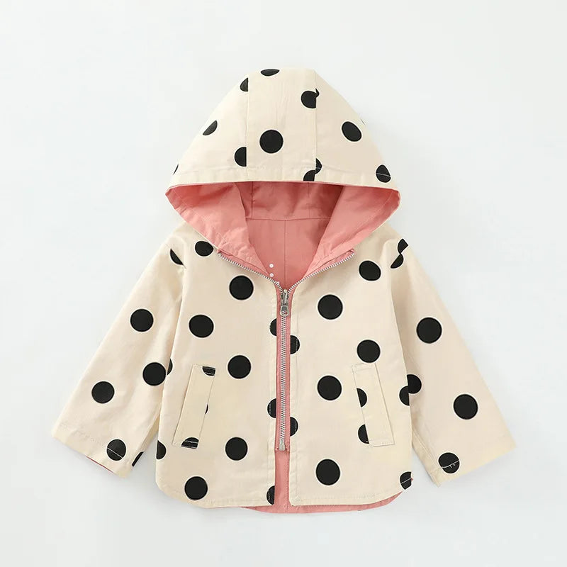 Trench double face avec capuche pour enfant Multivariante