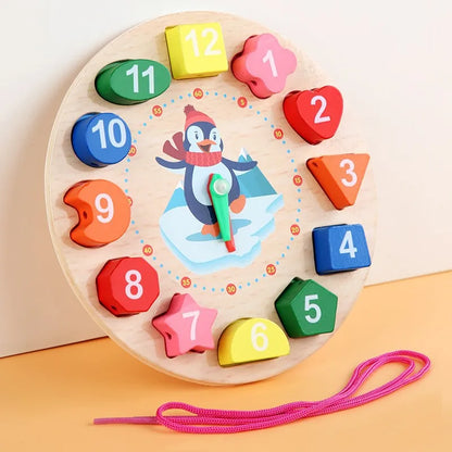 Gioco Educativo Orologio in Legno Montessori