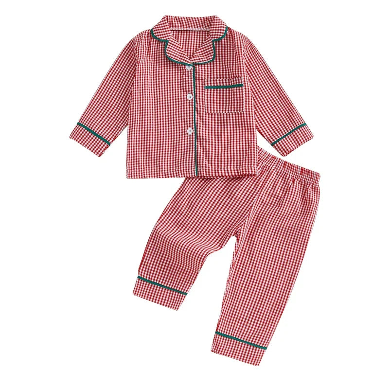 Pigiama Natalizio per Bambini – 6 Mesi–4 Anni