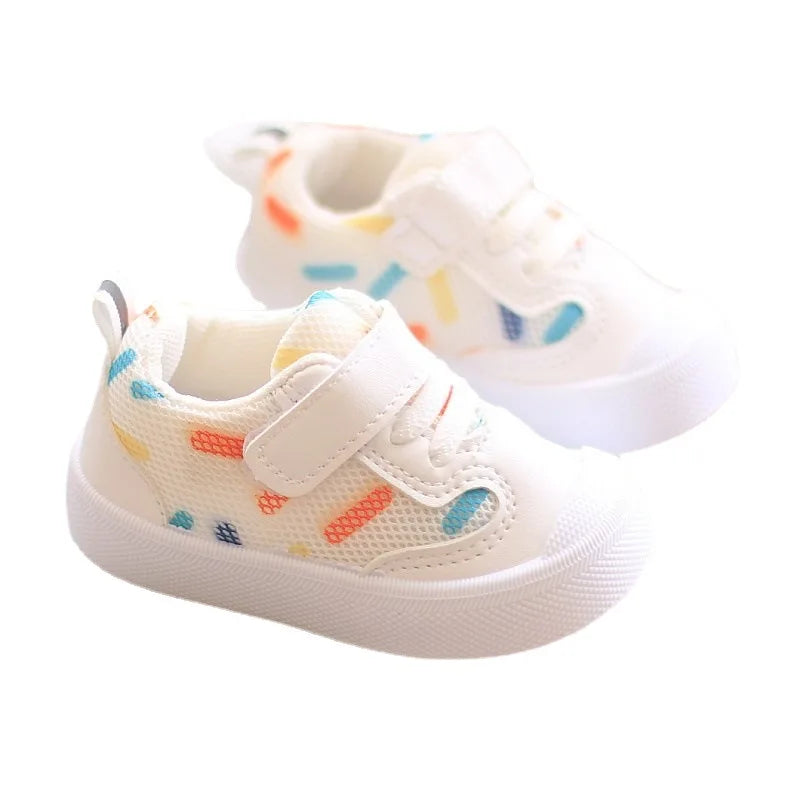 Sneakers Traspiranti con Tomaia in Rete per Bambini