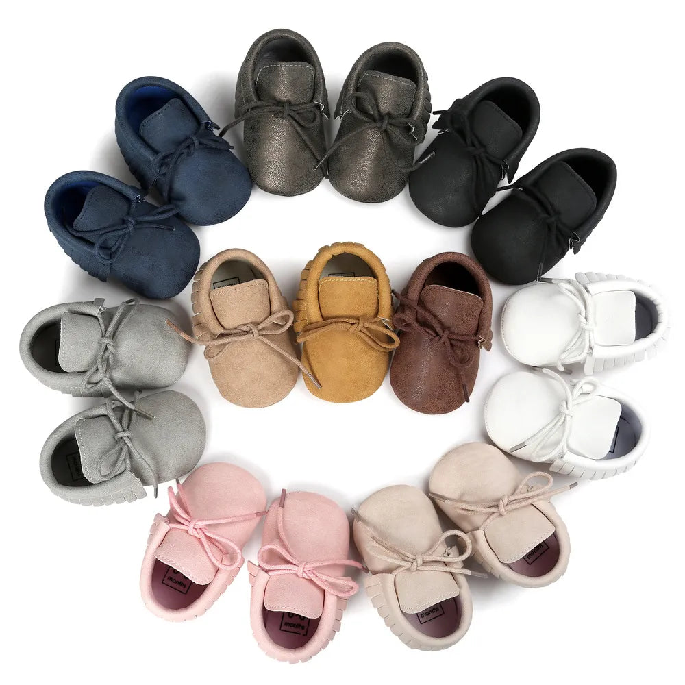 Multivariant Soft Sole Moccasins for Children