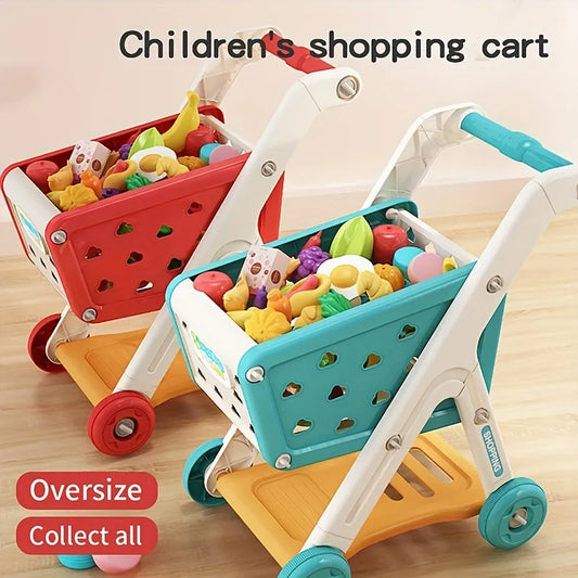 Carro de compras de juguetes para niños multivariante