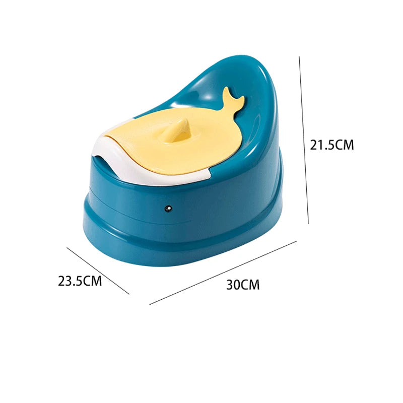 Non-slip Whale Potty with Lid