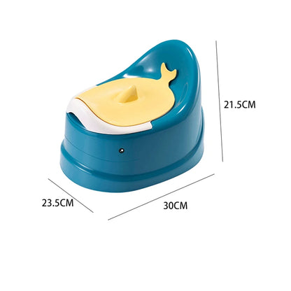 Non-slip Whale Potty with Lid