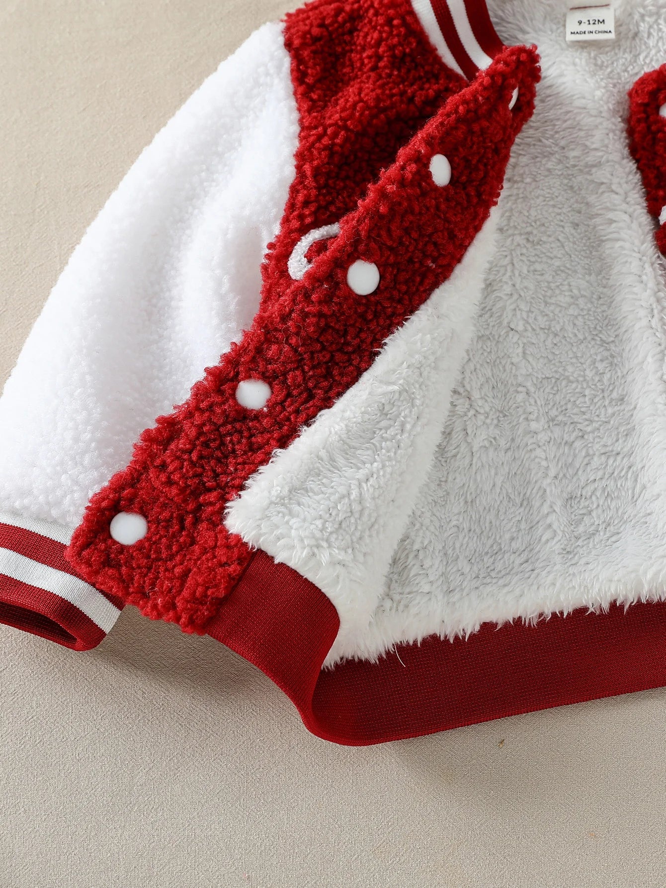 Set Giacca in Peluche e Pantaloni da Bambina – 3 Mesi–3 Anni
