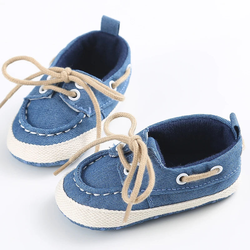 Chaussures premiers pas en toile multivariées pour enfants