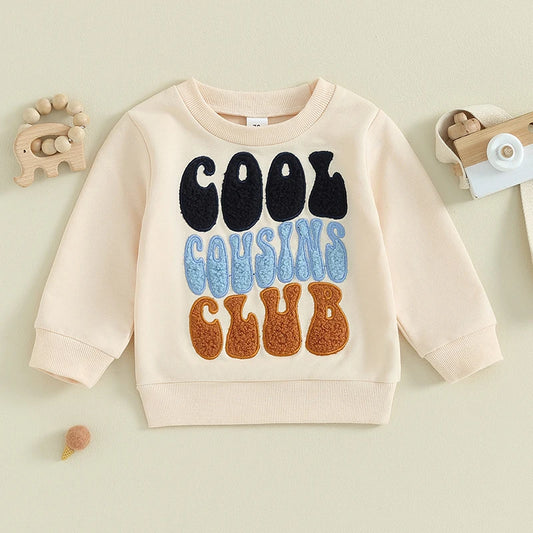 Sweat-shirt en coton Cool Cousins ​​​​Club pour enfant