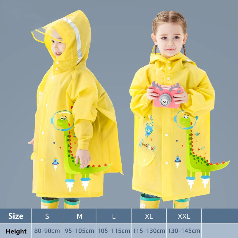 Imperméable à motifs multivariées pour enfants