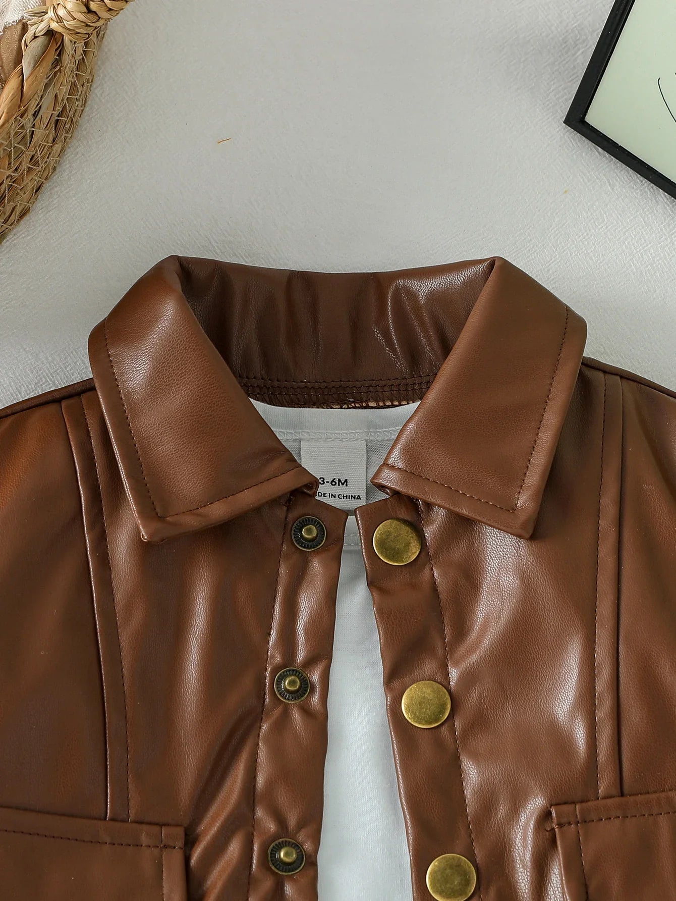 Giacca con Colletto Alto da Bambino – 3 Mesi–3 Anni