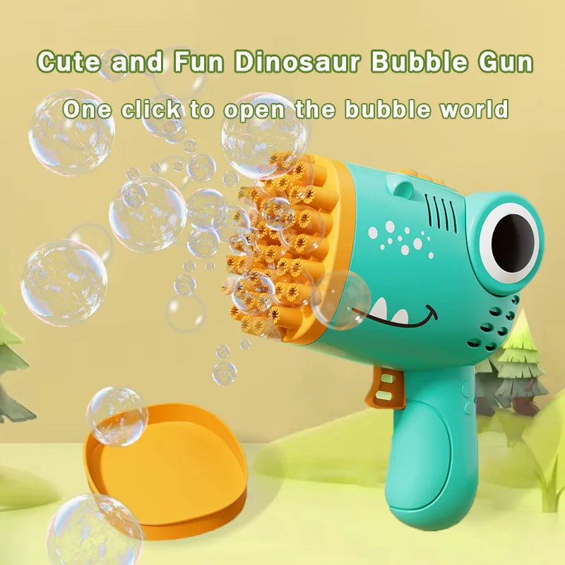 Multi-variant battery-operated bubble cannon toy