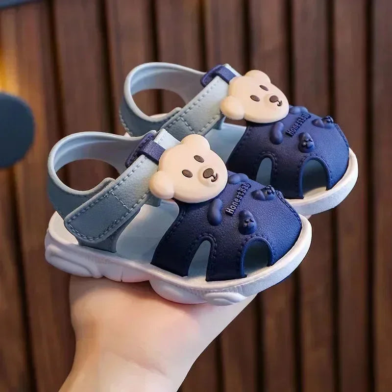 First Steps Sandals 3D Bear for Children Multivariant