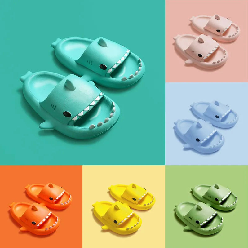 Multi-variant Rubber Shark Non-slip Slippers for Children