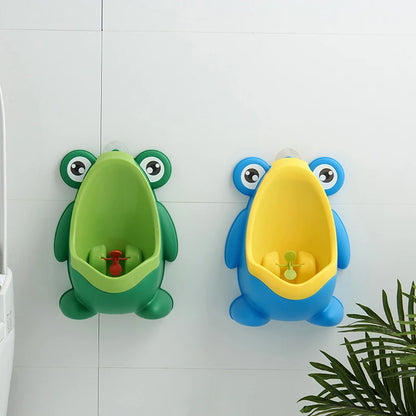 Pot d'apprentissage mural multi-variantes en forme de grenouille pour enfant