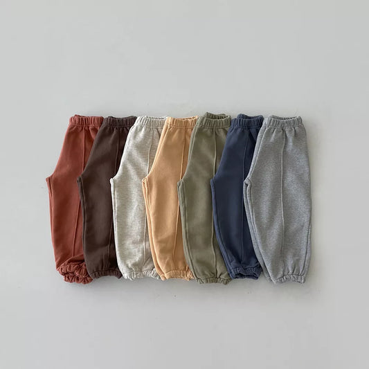 Pantalón de chándal de algodón con elástico multicolor