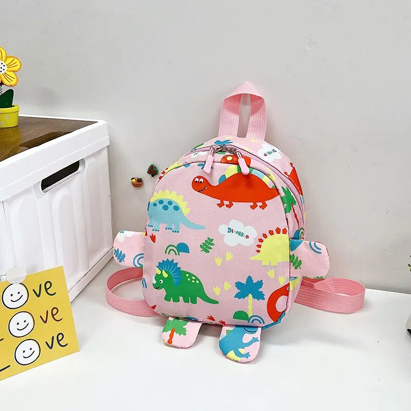 Zaino Per Bambini Con Redini Antismarrimento – Dinosauro, Leggero E Impermeabile, Borsa Asilo E Viaggio Con Clip Pettorale, 26x15x33 Cm