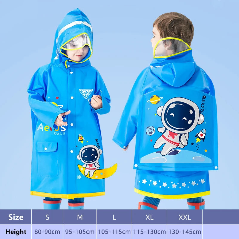 Imperméable à motifs multivariées pour enfants