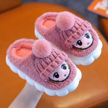 Cartoon Indoor Warm Slippers for Children